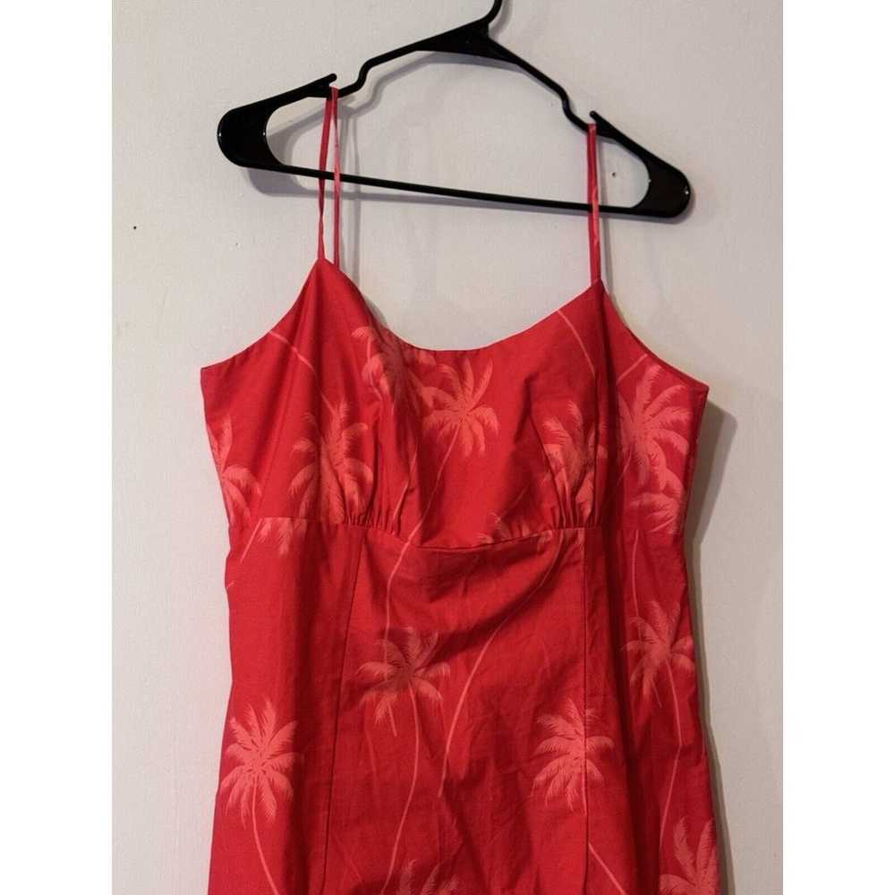 CT Hawaiian Fashions Red Floral Cotton Hawaiian S… - image 2