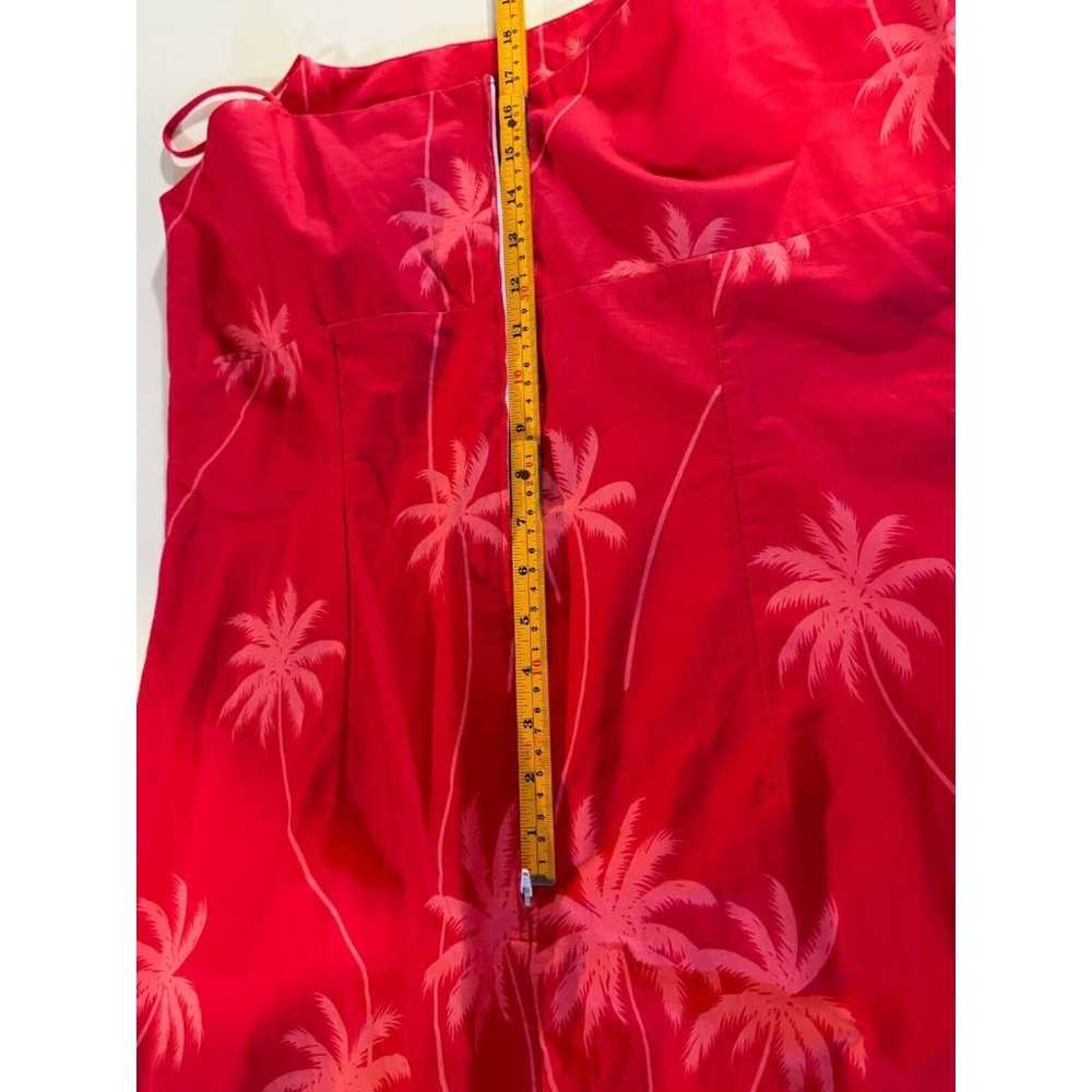 CT Hawaiian Fashions Red Floral Cotton Hawaiian S… - image 8