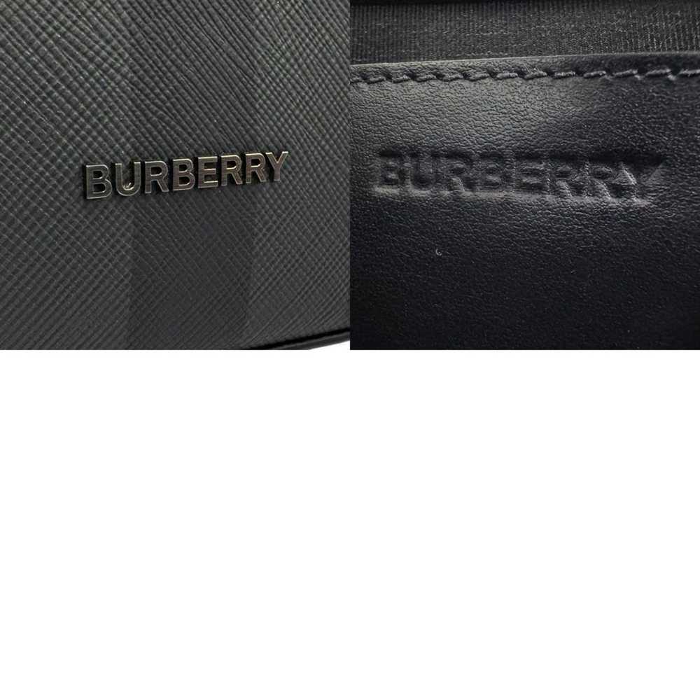 Burberry Nova Check Black Leather Handbag (Pre-Ow… - image 5