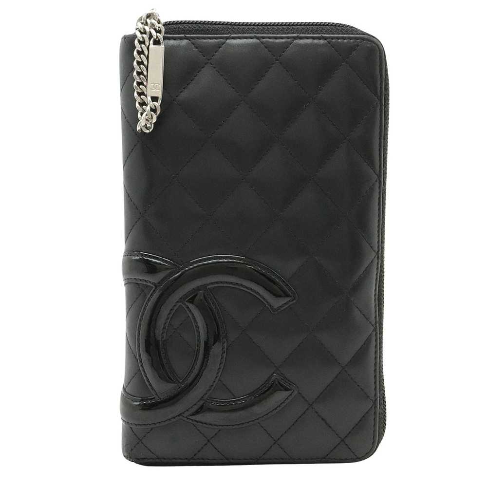 Chanel Cambon Black Leather Wallet (Pre-Owned) - image 1