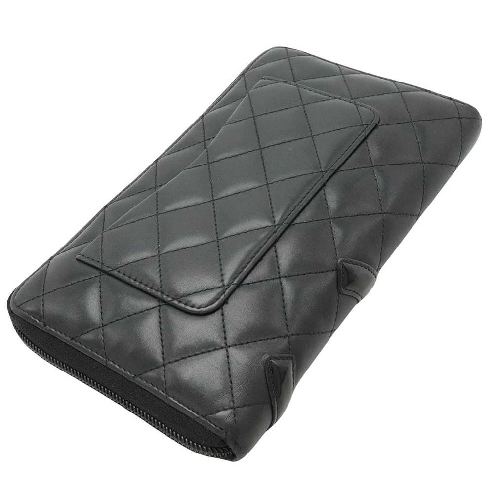 Chanel Cambon Black Leather Wallet (Pre-Owned) - image 2