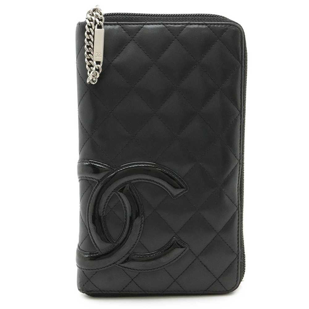 Chanel Cambon Black Leather Wallet (Pre-Owned) - image 7