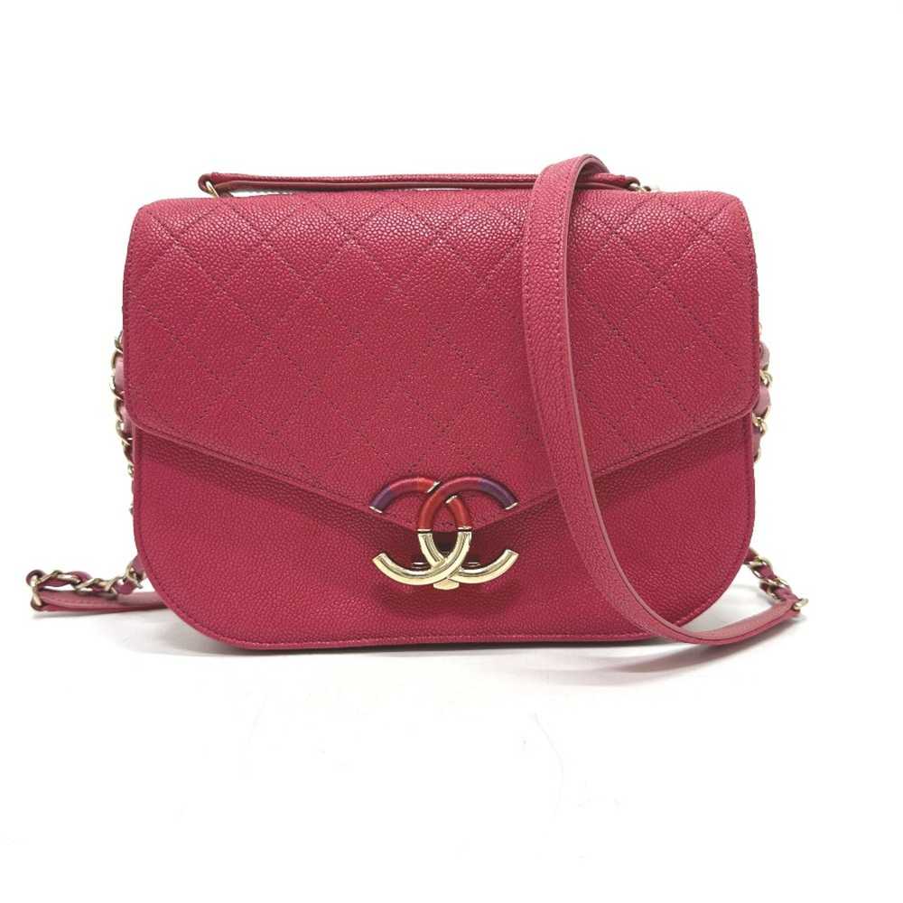 Chanel Coco Cuba Pink Leather Shoulder Bag (Pre-O… - image 1