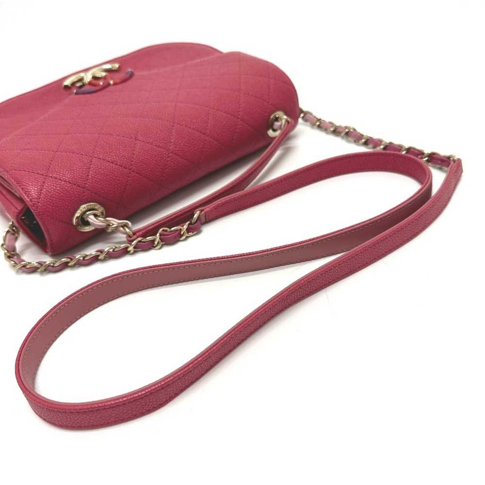 Chanel Coco Cuba Pink Leather Shoulder Bag (Pre-O… - image 4