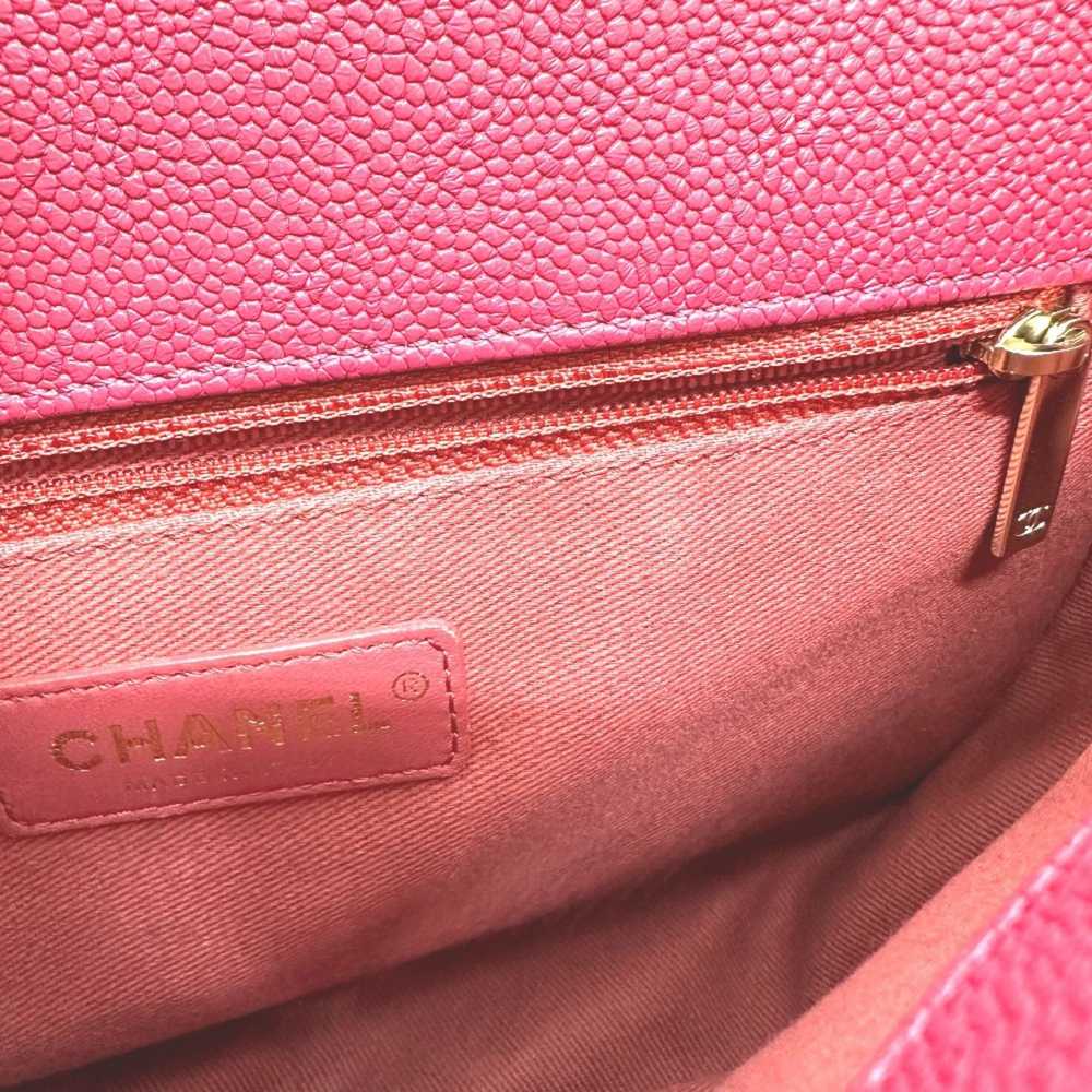 Chanel Coco Cuba Pink Leather Shoulder Bag (Pre-O… - image 7