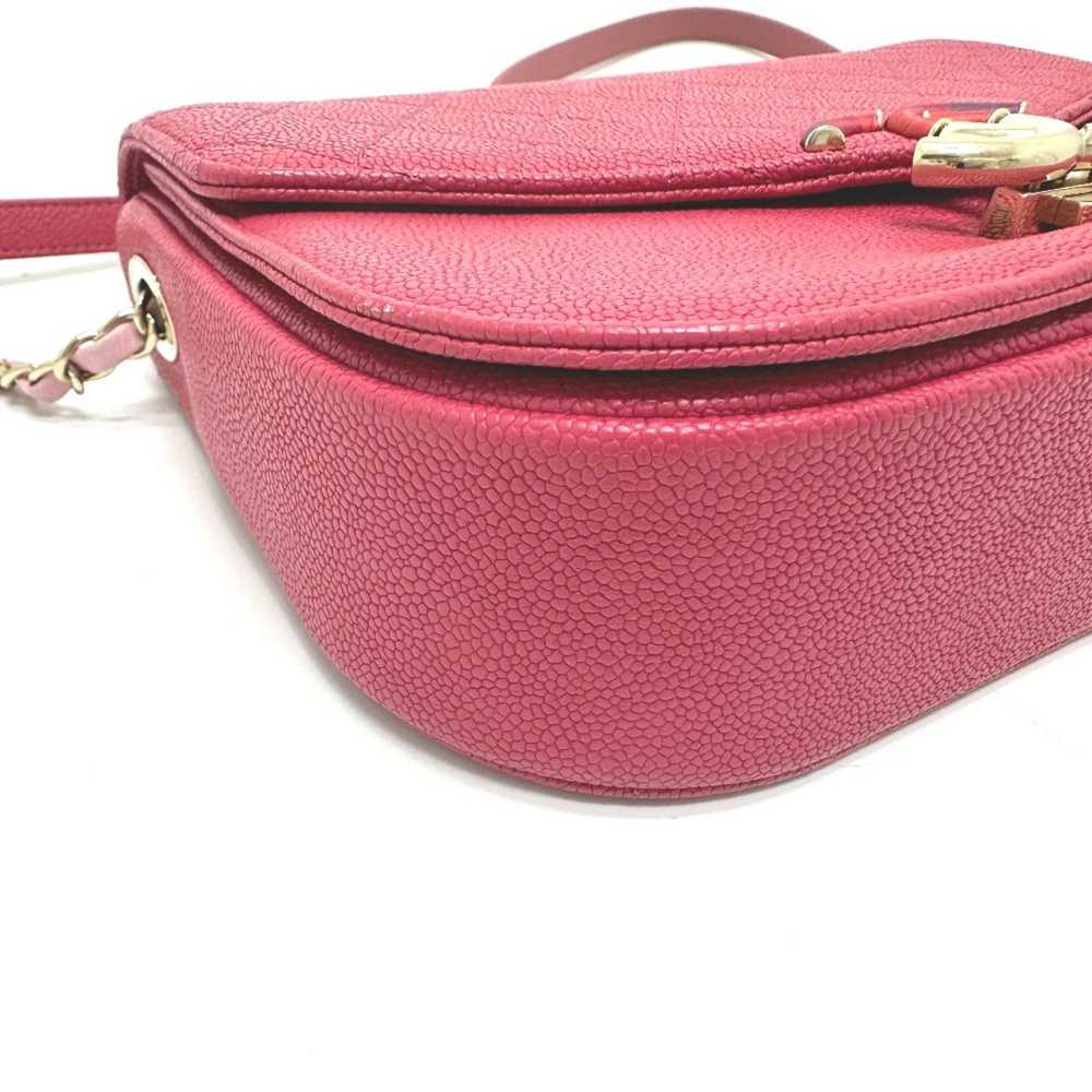 Chanel Coco Cuba Pink Leather Shoulder Bag (Pre-O… - image 8