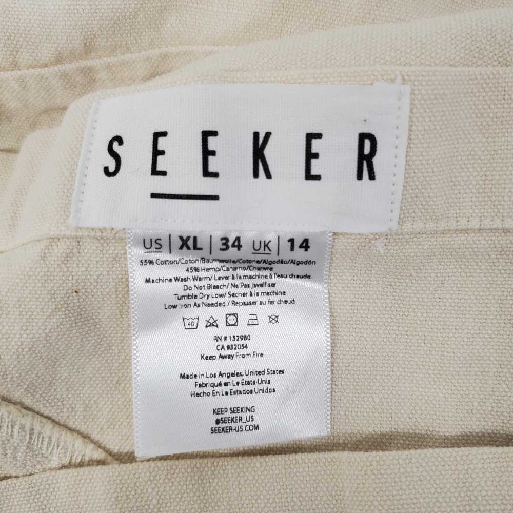 Seeker WM's Beige Cotton Hemp Blend Overalls Size… - image 3