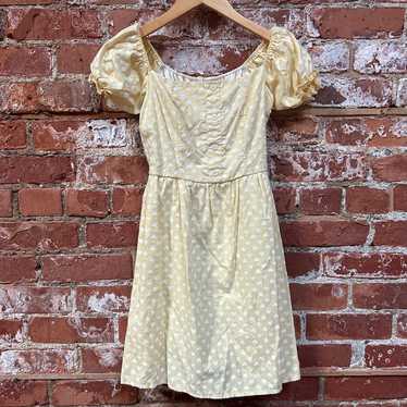 Yellow mini hearts mini dress - image 1