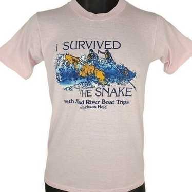 Snake River White Water Rafting T Shirt - image 1