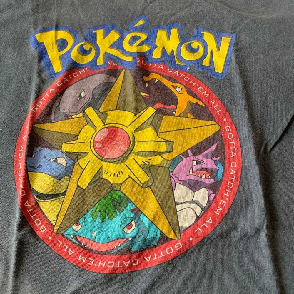 Vintage Pokemon T-shirt. Pokemon game T-shirt fea… - image 2