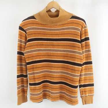 VINTAGE Sportswear Combed Cotton Turtleneck Cut T… - image 1