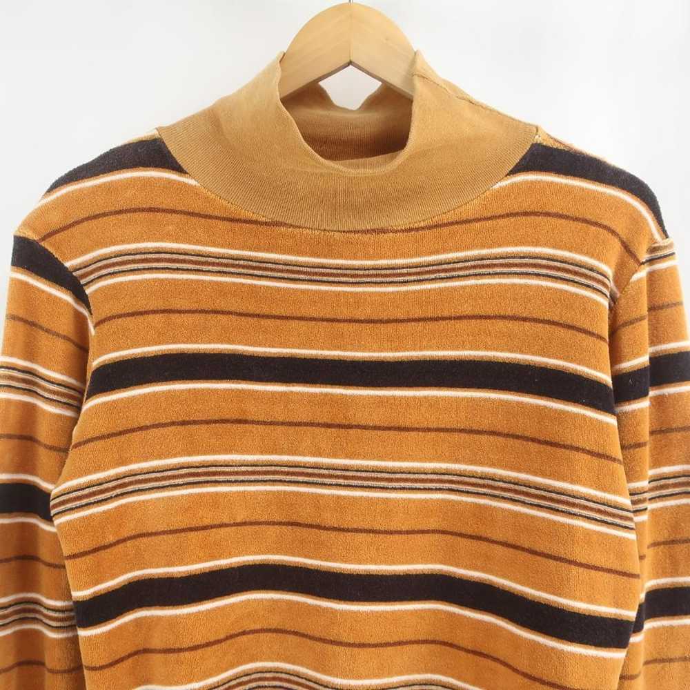 VINTAGE Sportswear Combed Cotton Turtleneck Cut T… - image 2