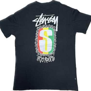 00s Y2K Stussy Street T-shirt Black - image 1