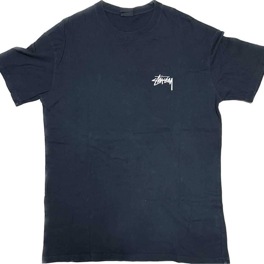 00s Y2K Stussy Street T-shirt Black - image 2