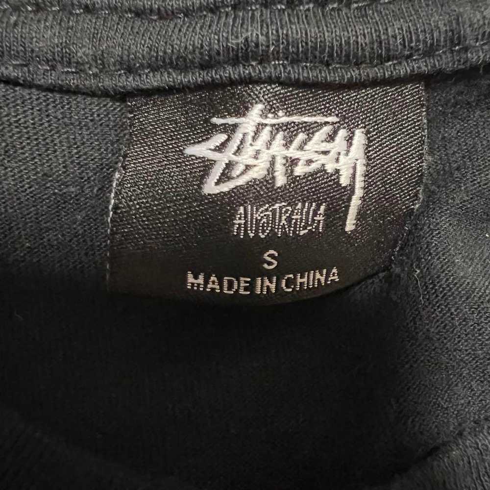 00s Y2K Stussy Street T-shirt Black - image 3