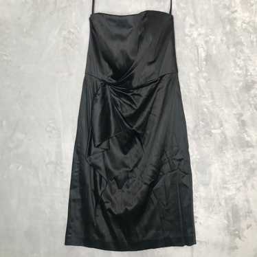 White House Black Market Dress Womens 10 Satin Str