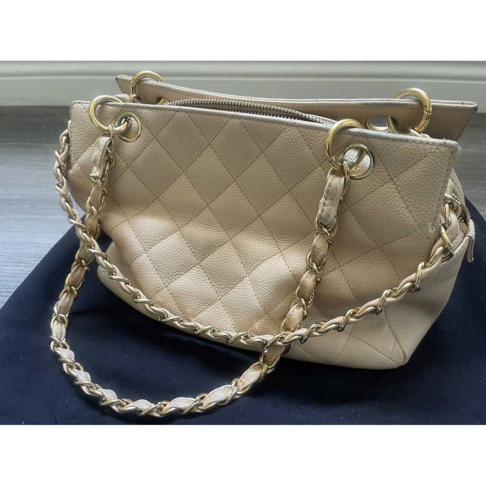 Chanel Petite Shopping Tote leather tote - image 2