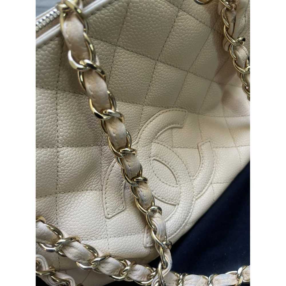 Chanel Petite Shopping Tote leather tote - image 6