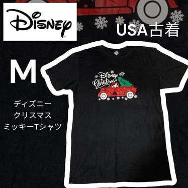 USA vintage Disney Christmas Mickey t-shirt size … - image 1