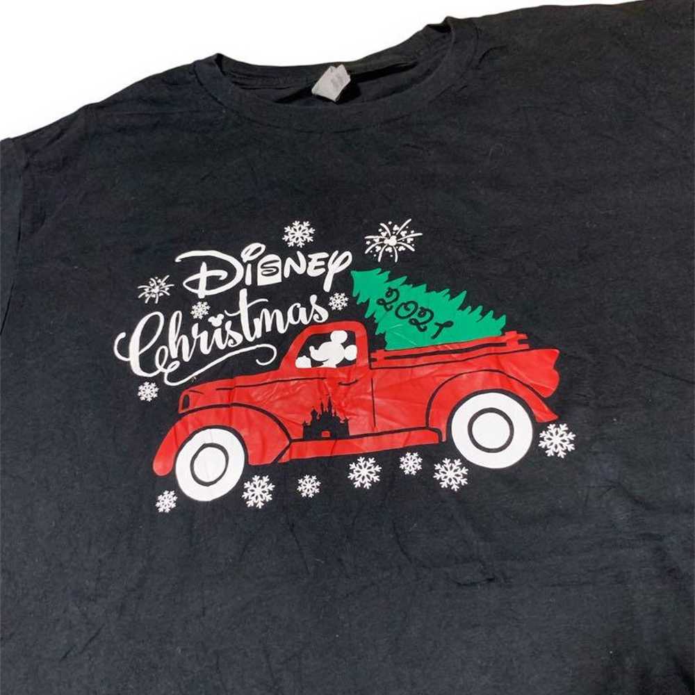 USA vintage Disney Christmas Mickey t-shirt size … - image 2