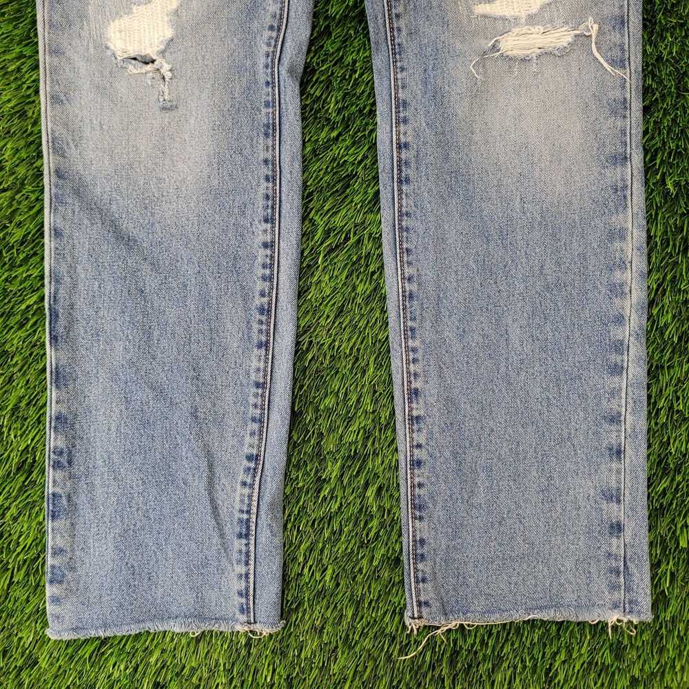 Levi's LEVIS 511 Distressed Jeans 34x31 Faded Sto… - image 10