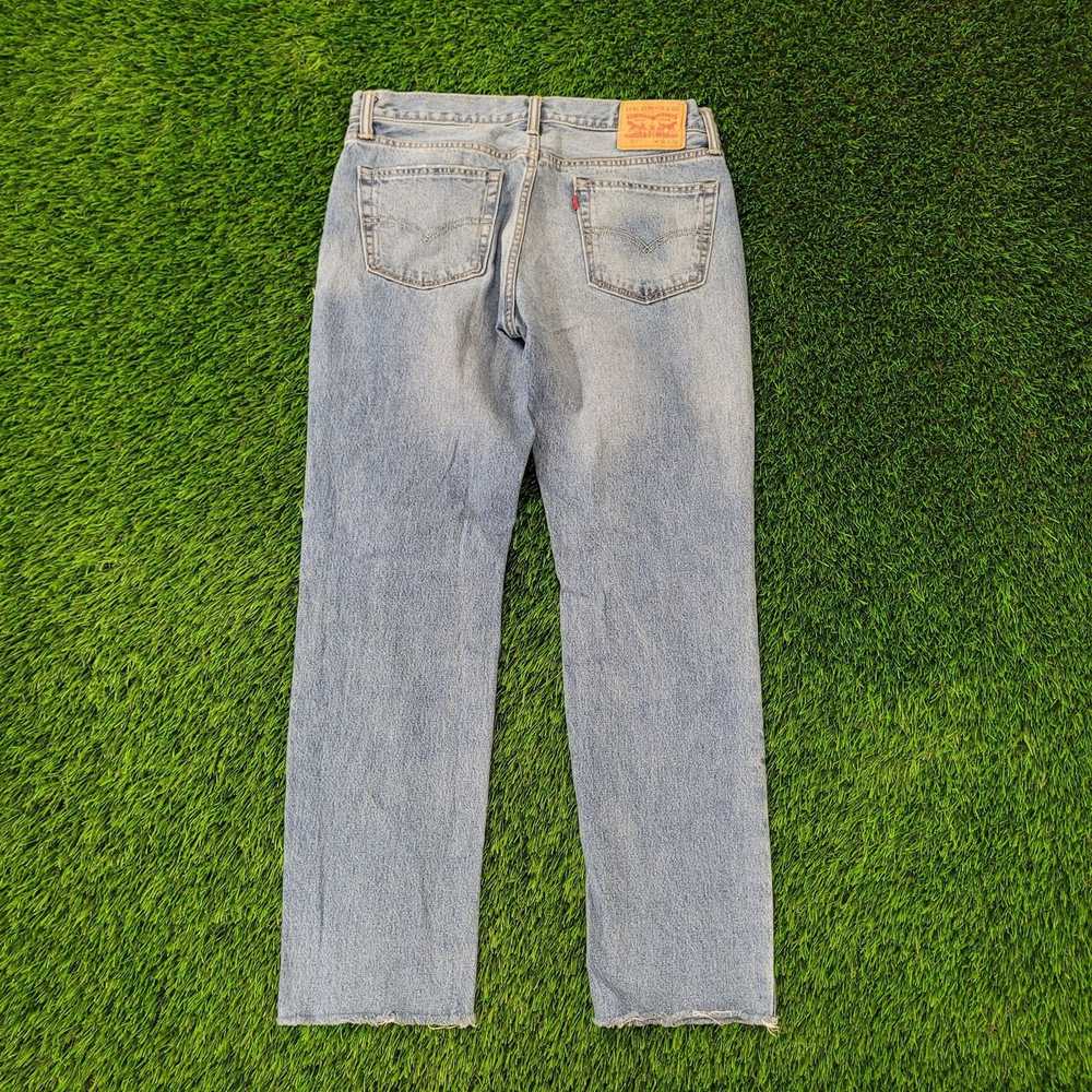 Levi's LEVIS 511 Distressed Jeans 34x31 Faded Sto… - image 2