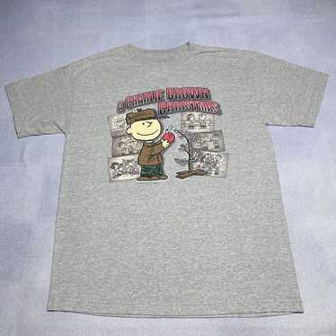 Vintage Peanuts A Charlie Brown Christmas Gray Y2… - image 1