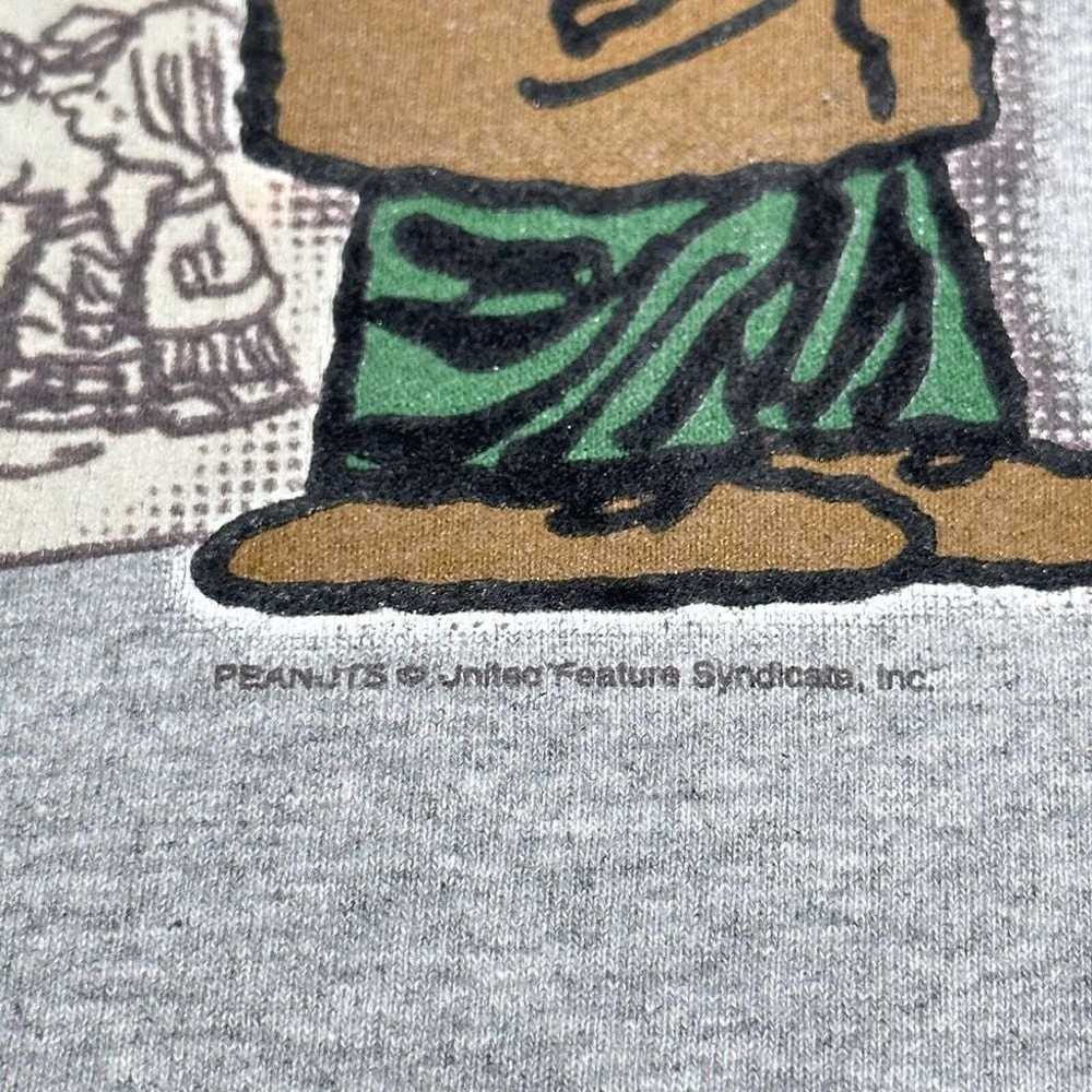 Vintage Peanuts A Charlie Brown Christmas Gray Y2… - image 3