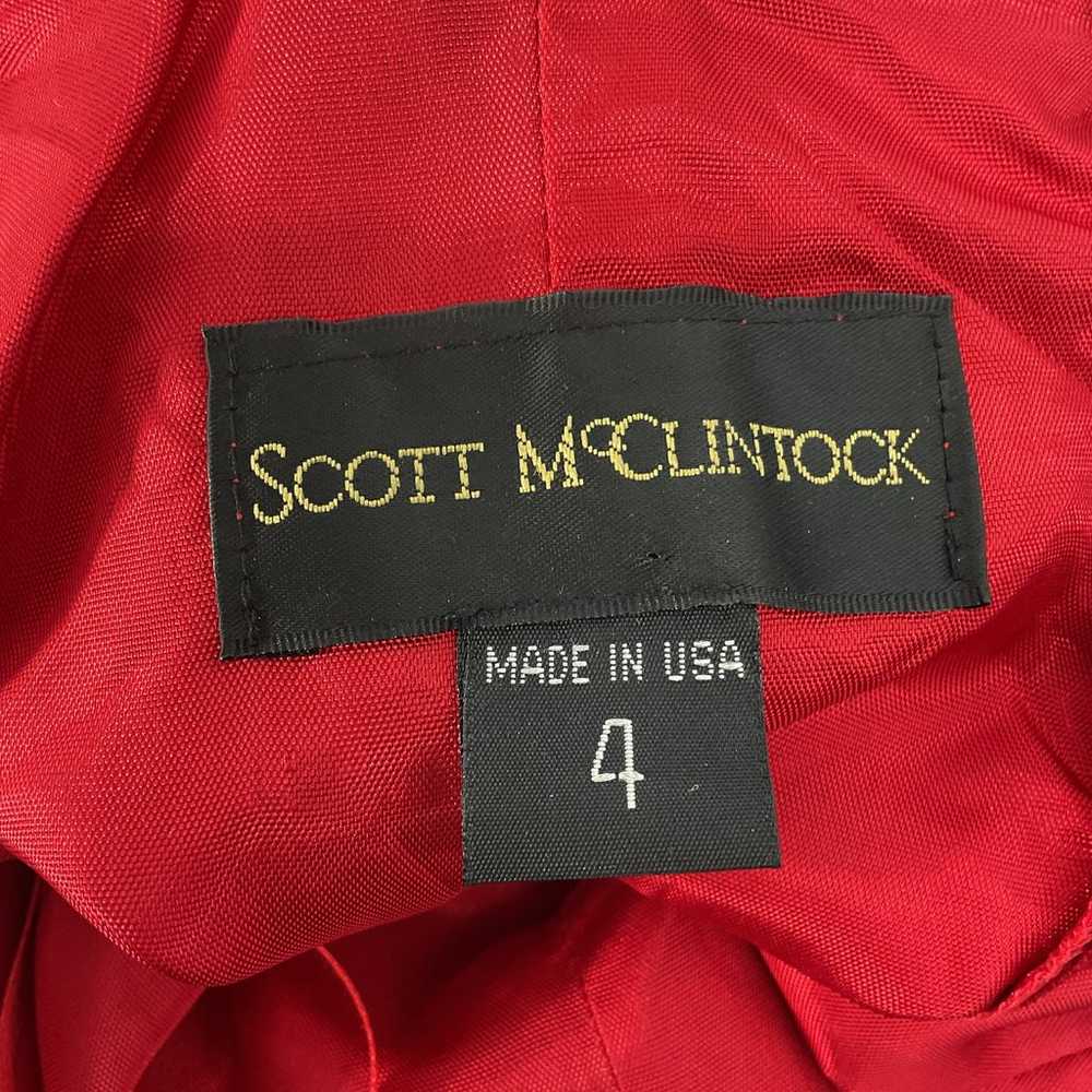 VTG Scott McClintock USA Red Asymmetrical Sleevel… - image 3