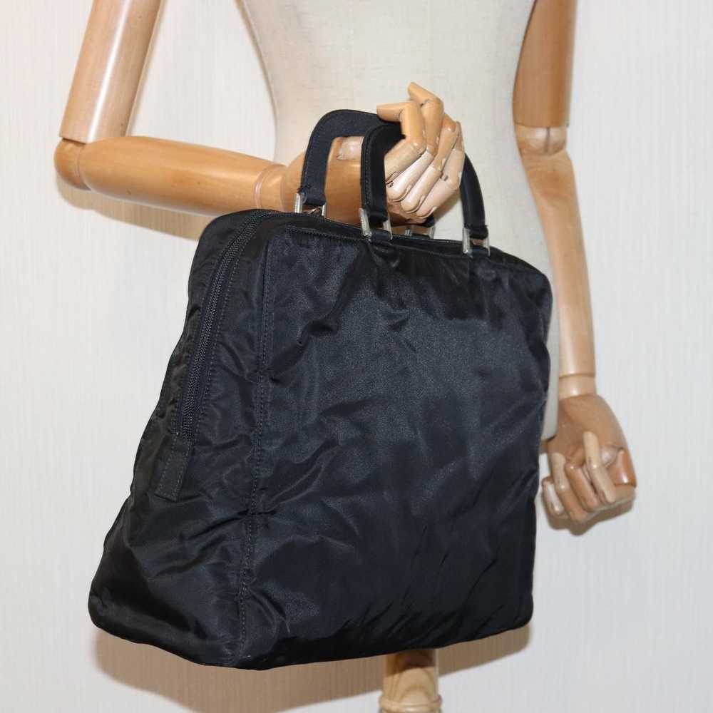 Prada Tessuto Black Synthetic Handbag (Pre-Owned) - image 7