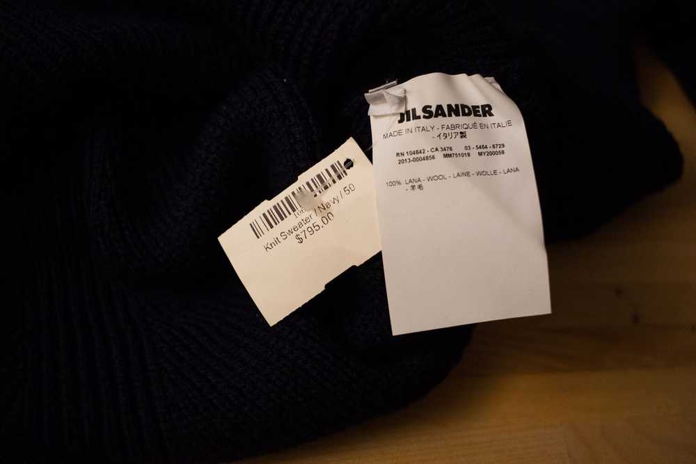 Jil Sander Navy Wool Sweater - image 2