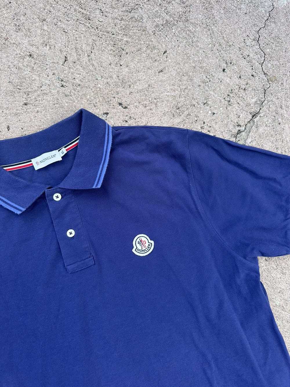 Moncler Moncler Blue Polo Tee T Shirt - image 2