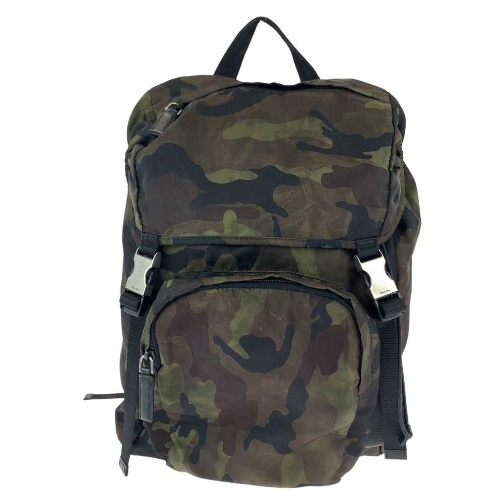 Prada Prada Prada Nylon Tessuto Camouflage Backpa… - image 1