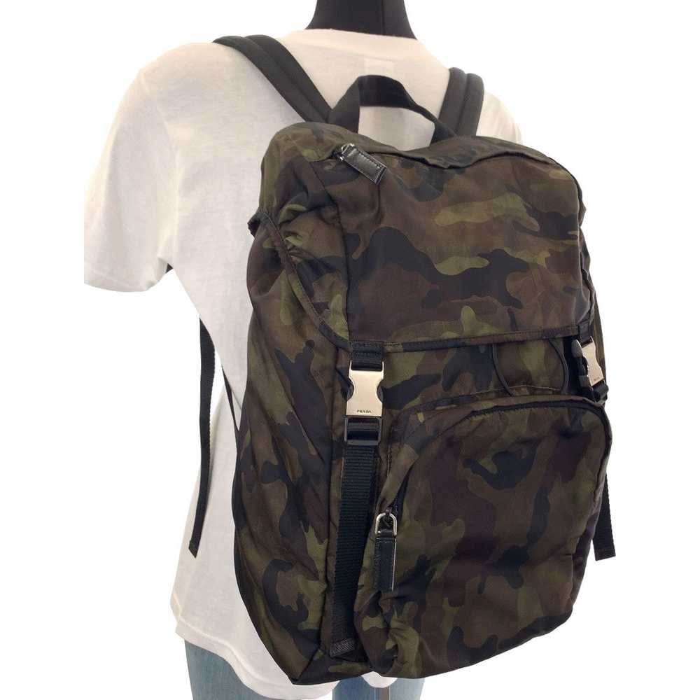 Prada Prada Prada Nylon Tessuto Camouflage Backpa… - image 7