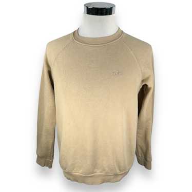 Folk Folk Sweatshirt 3 Medium Beige Tan Fleece Li… - image 1