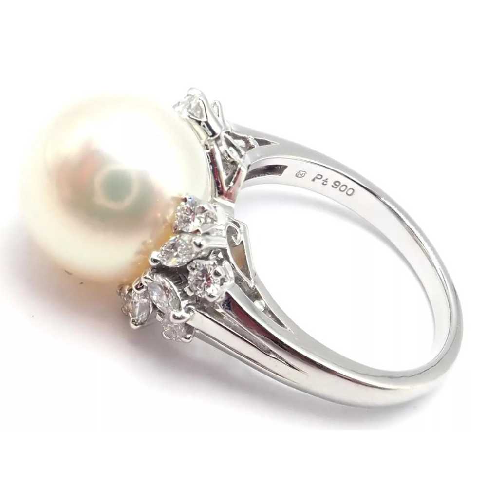 Mikimoto Platinum ring - image 4