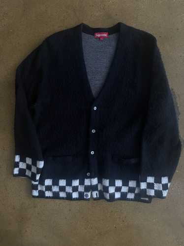 Supreme brushed mohair cardigan - Gem