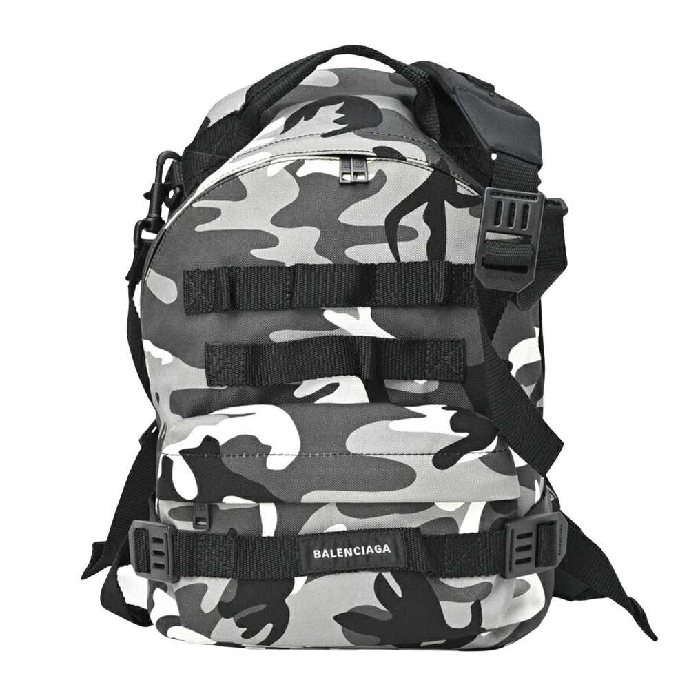 Balenciaga Army Grey Synthetic Backpack Bag (Pre-… - image 1