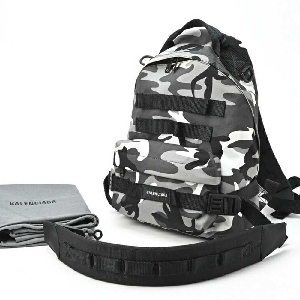 Balenciaga Army Grey Synthetic Backpack Bag (Pre-… - image 7