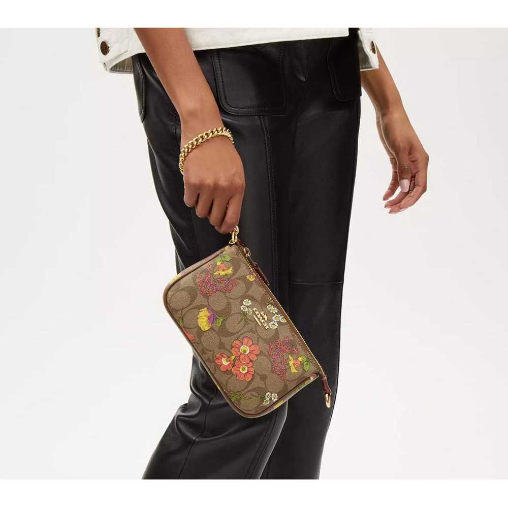 Coach Leather clutch bag - image 7