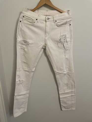 Denim And Supply Ralph Lauren Distressed White Jea