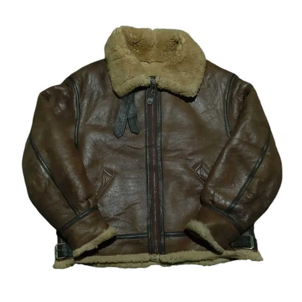 Avirex × Military × Sheepskin Coat Avirex b3 jack… - image 1