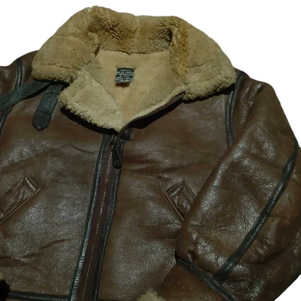 Avirex × Military × Sheepskin Coat Avirex b3 jack… - image 2