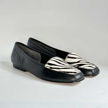 Brand Enzo Angelini Black Leather Loafer With Hide