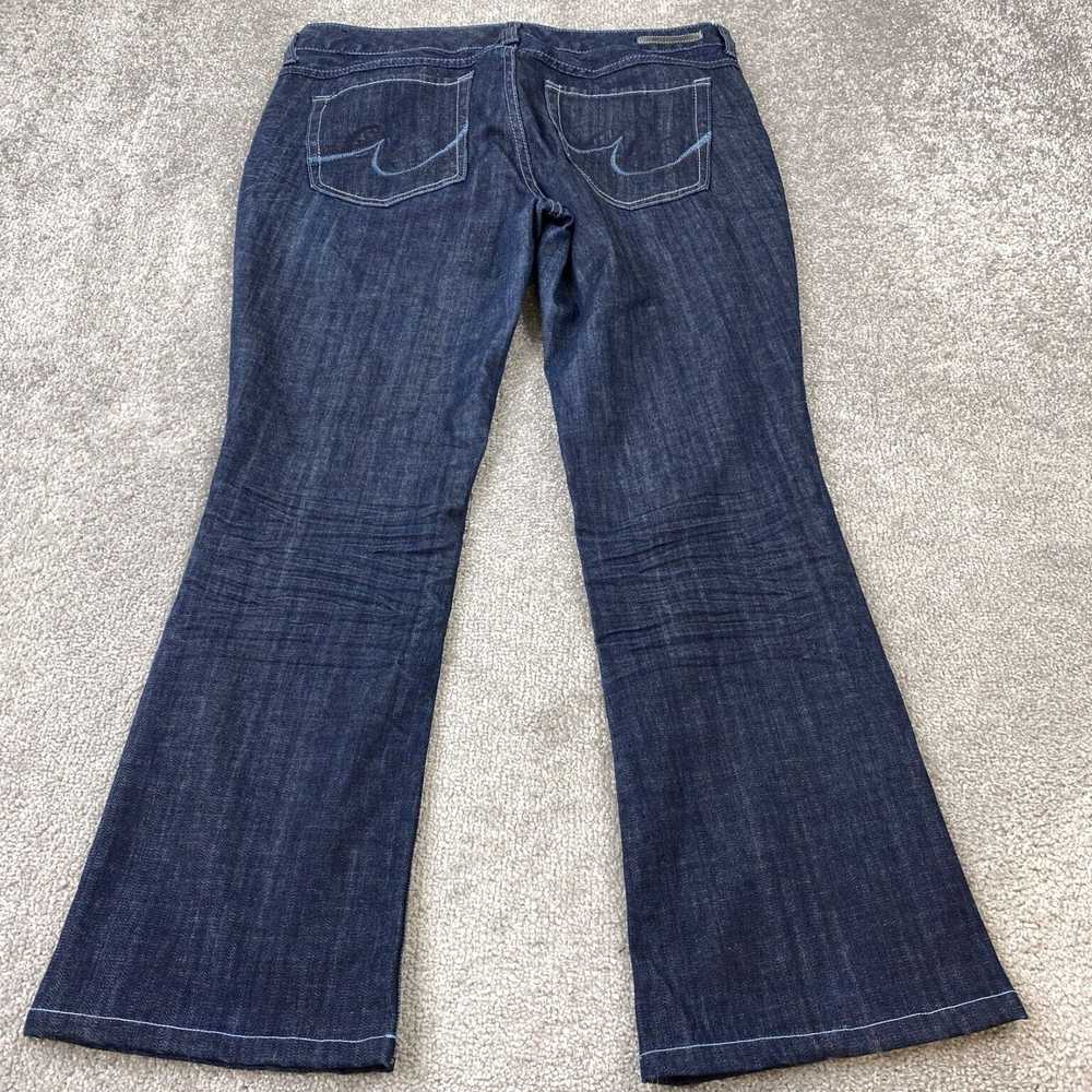 Express Dark Blue Wash Mid Rise Curvy Fit Denim B… - image 5