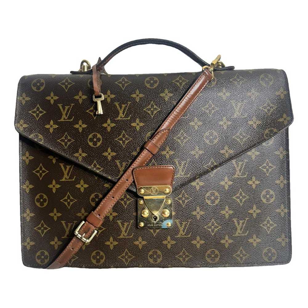 Louis Vuitton Serviette Ambassadeur leather handb… - image 1