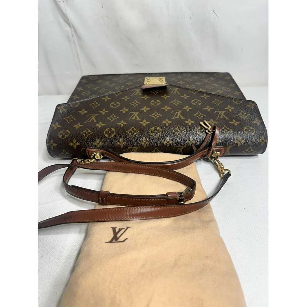 Louis Vuitton Serviette Ambassadeur leather handb… - image 6