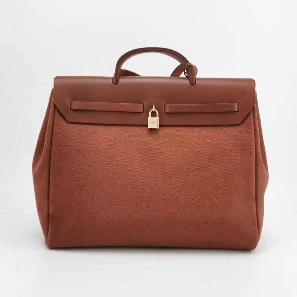 Hermès Herbag cloth handbag - image 6