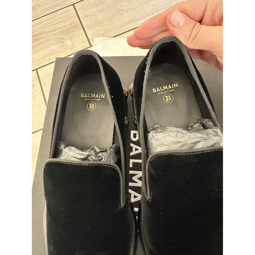 Balmain Velvet flats - image 9