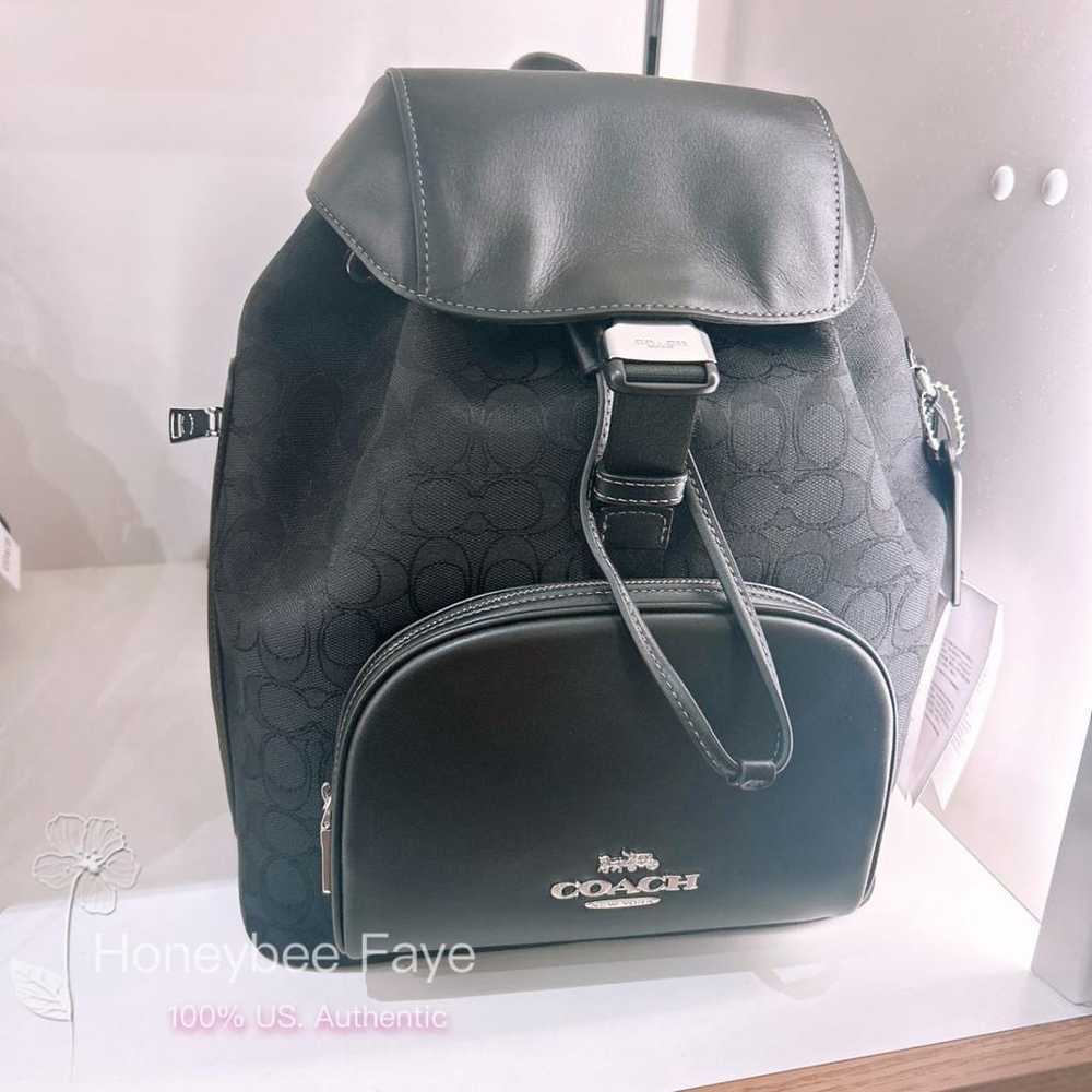 Coach Leather backpack - image 3